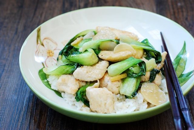 Gà Xào Cải Thìa