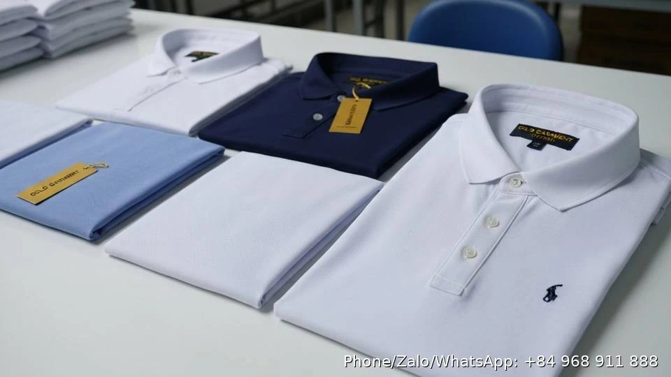 Corporate Polo Shirts - Gold Garment Vietnam
