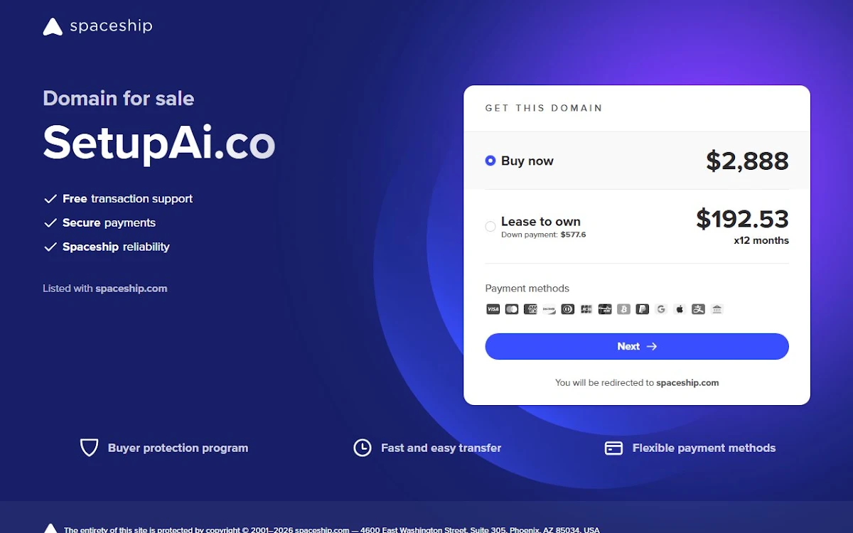 Captura de SetupAI.co