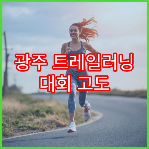 광주 트레일러닝 대회 고도 변화와 완주 전략