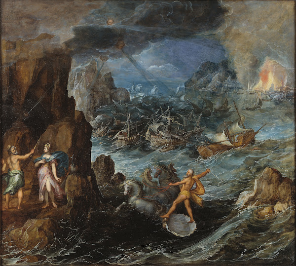 Shipwreck of the Greek Fleet on the Voyage Home from Troy