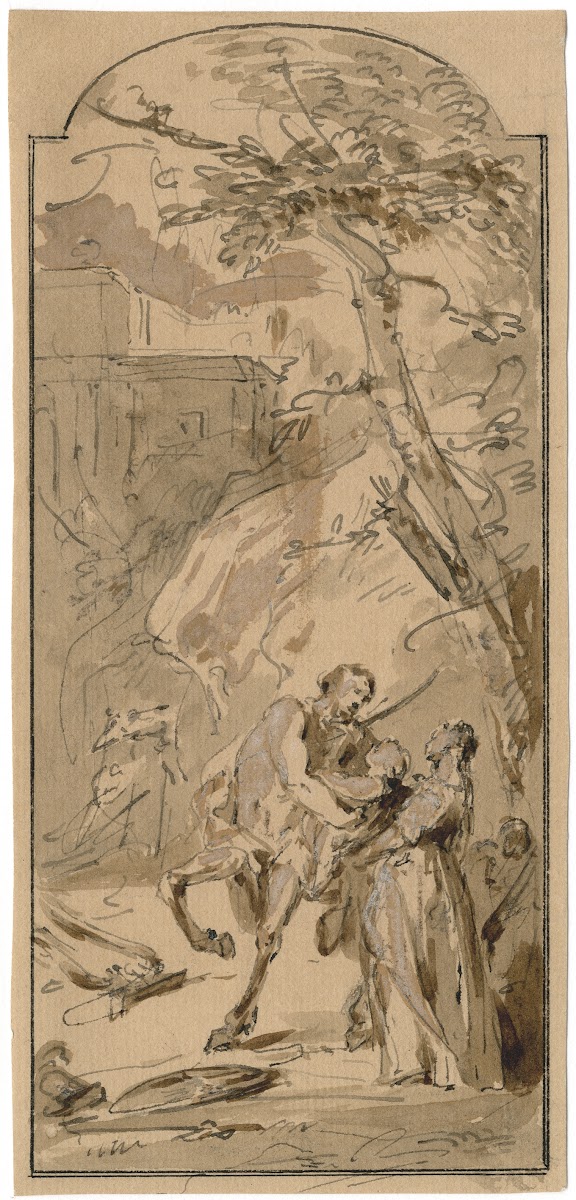 Achilles becoming a pupil of Cheriron