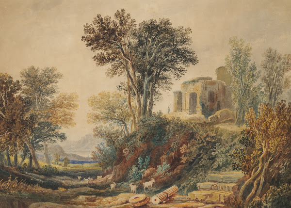 Classical Landscape with Ruins 1830