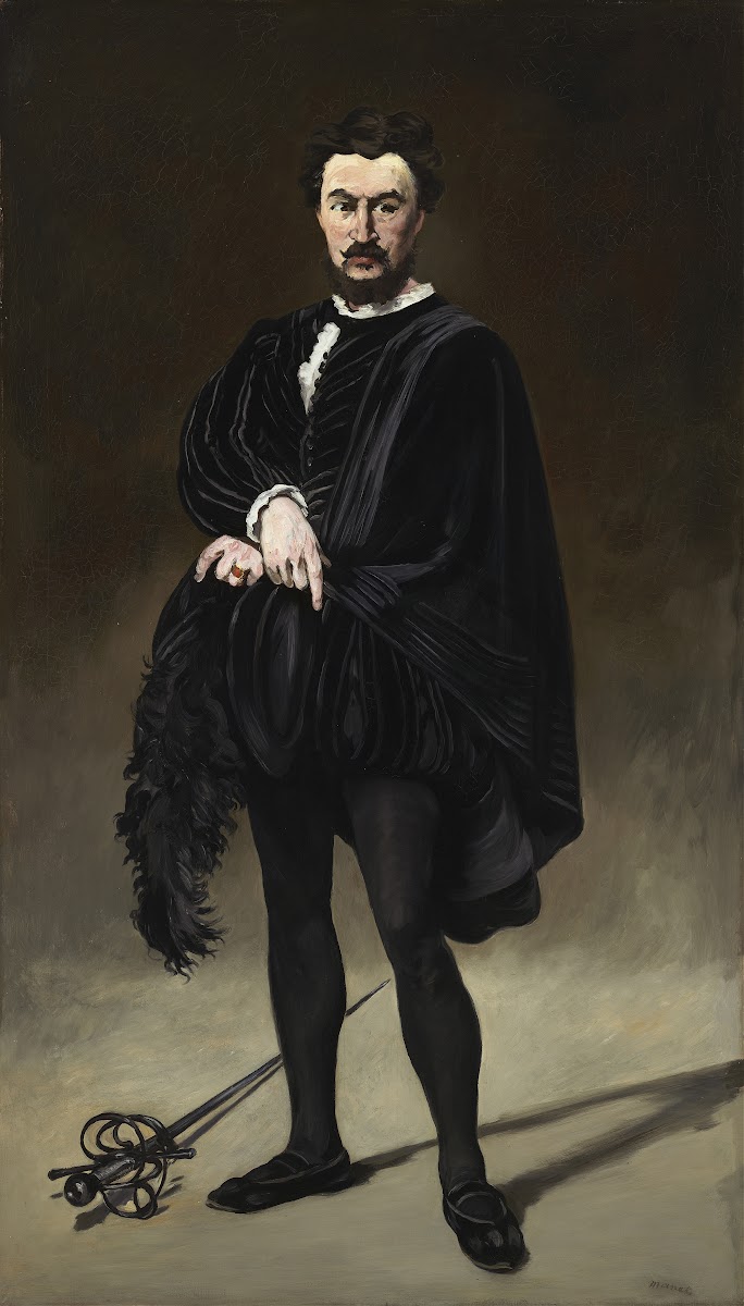 The Tragic Actor Rouvière as Hamlet 1866