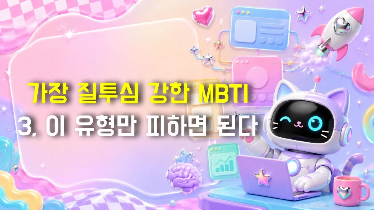 가장 질투심 강한 MBTI 3, 이 유형만 피하면 된다