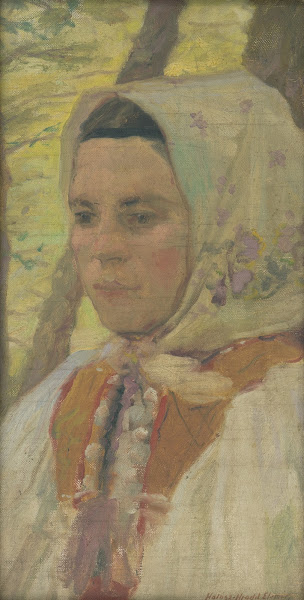 Head of a Seated Girl 1905