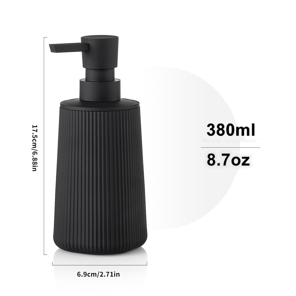 Plastic soap dispenser, pump