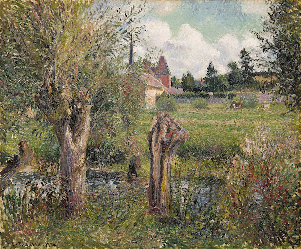 Les Bords de lEpte à Éragny 1884