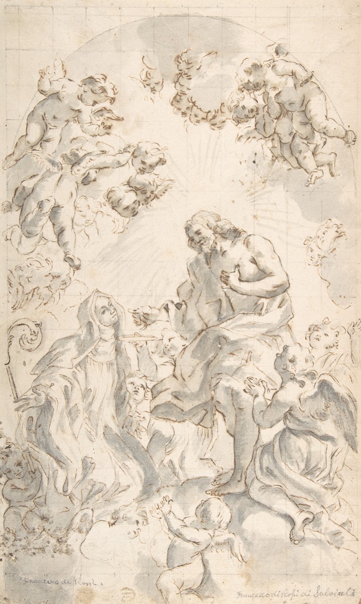 Christ Giving the Host to a Holy Abbess 16391709