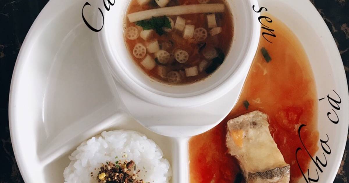 Cá bớp kho cà cho bé 1y+