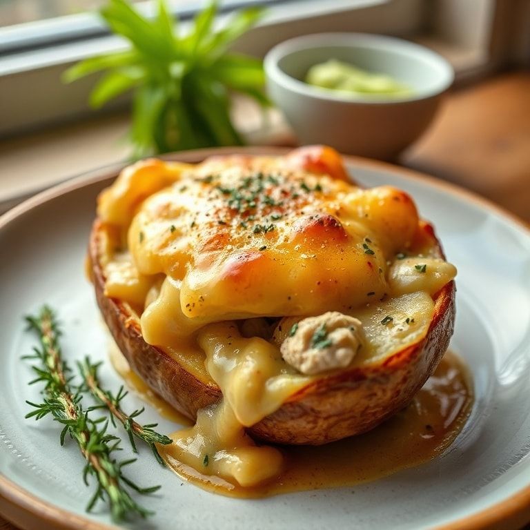 Chicken Pot Pie Stuffed Sweet Potatoes Recipe – Easy Comfort Food for Busy Weeknights