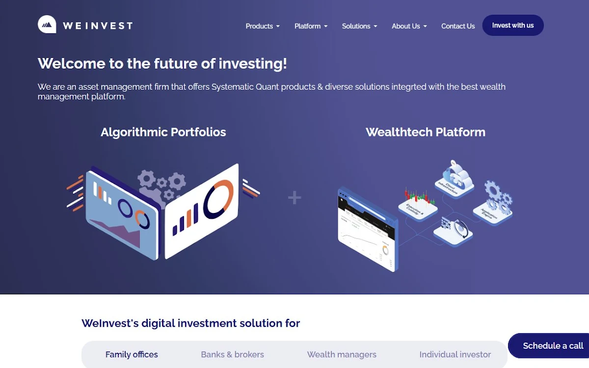 Captura de WeInvest
