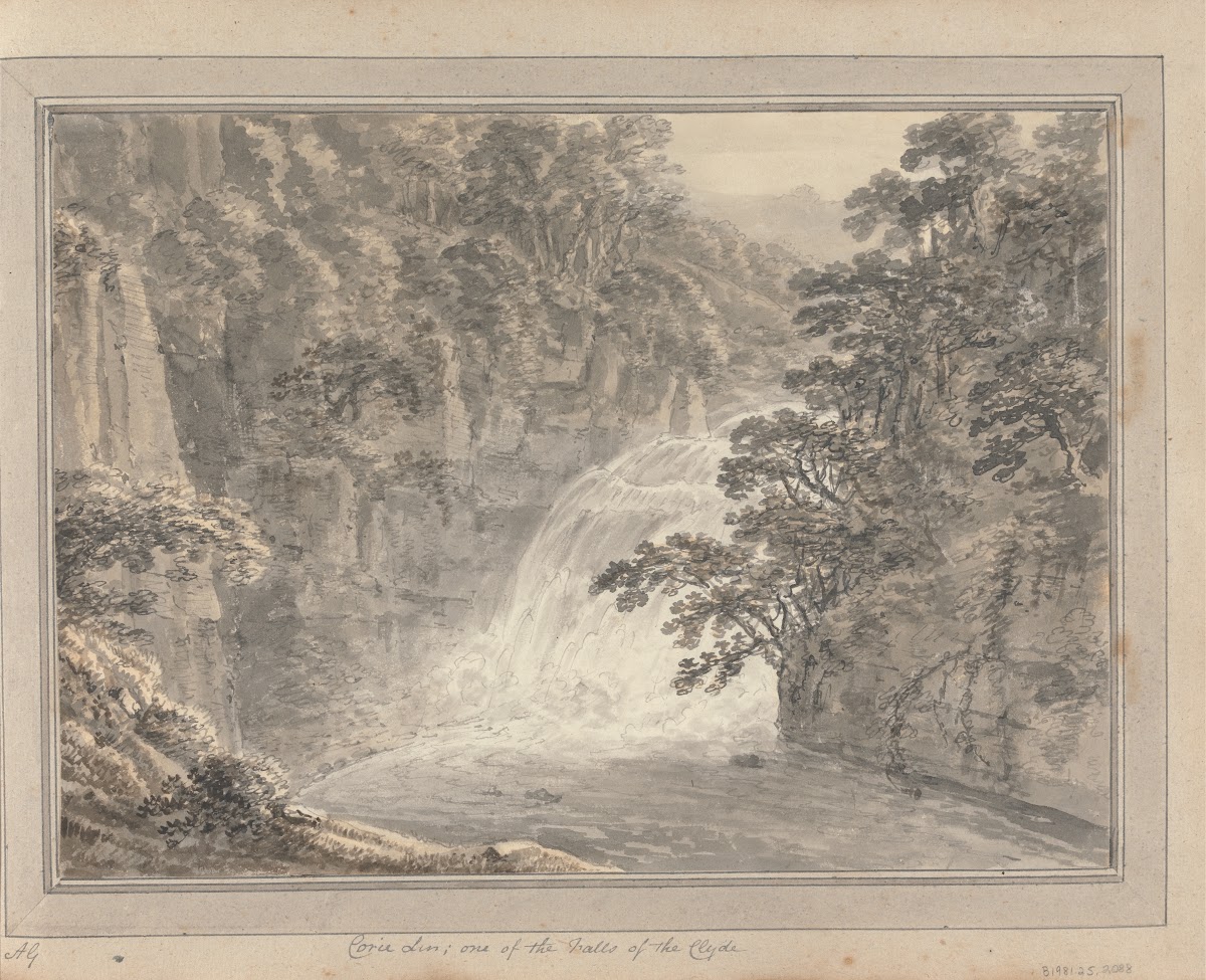 Views in England Scotland and Wales Tour in Scotland Corie Lin one of the Falls