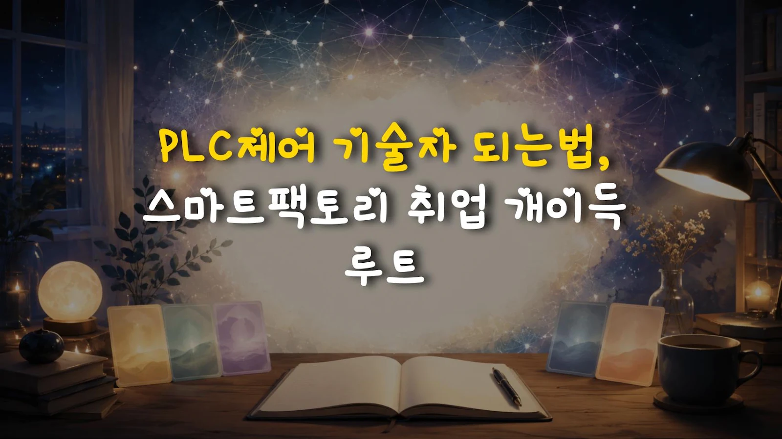 PLC제어 기술자 되는법, 스마트팩토리 취업 개이득 루트