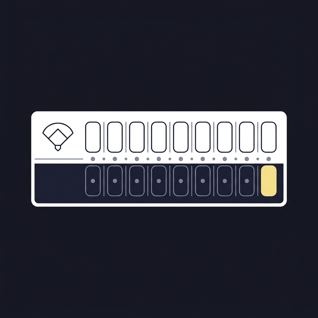 Minimalist 2D vector late inning baseball scoreboard showing home team at bat illustrated by highlighted bottom row in final inning What Is a Run Line