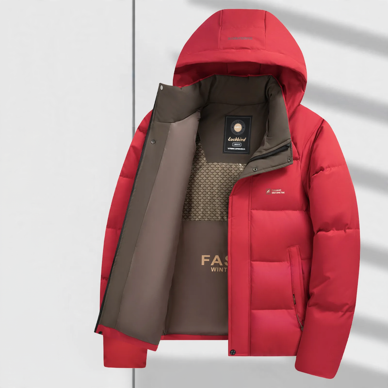 Herren-Steppjacke, wendbar, gefüttert
