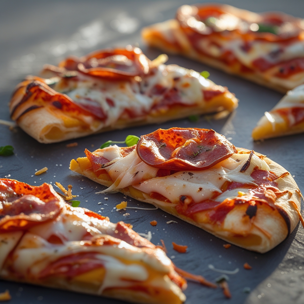 Final High-Protein Pizza Pinwheels with Turkey Pepperoni & Creamy Cottage Cheese