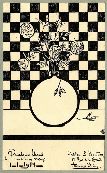 Quelques fleurs  tous mes voeux 1914