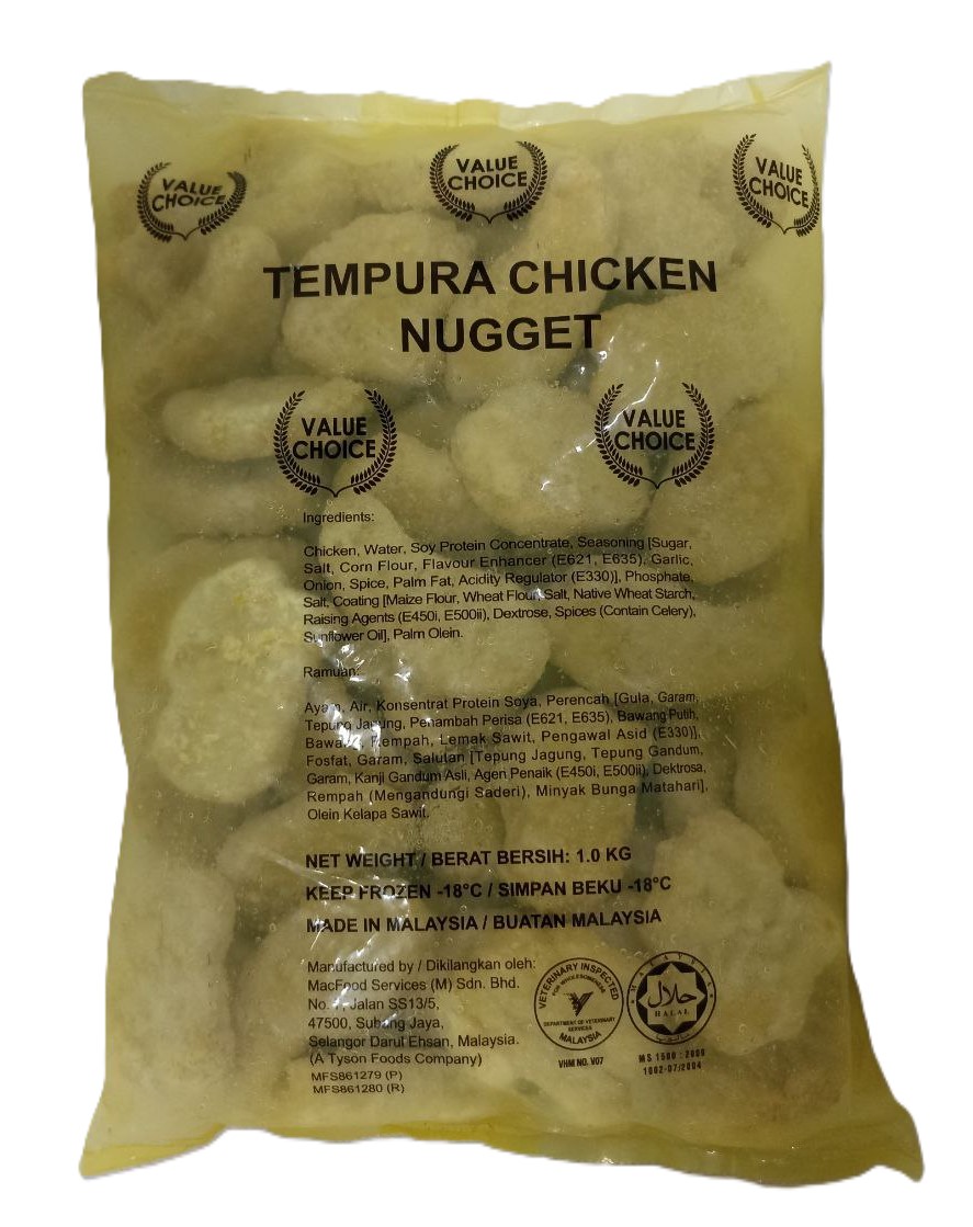 Value Choice Tempura Chicken Nugget 1Kg