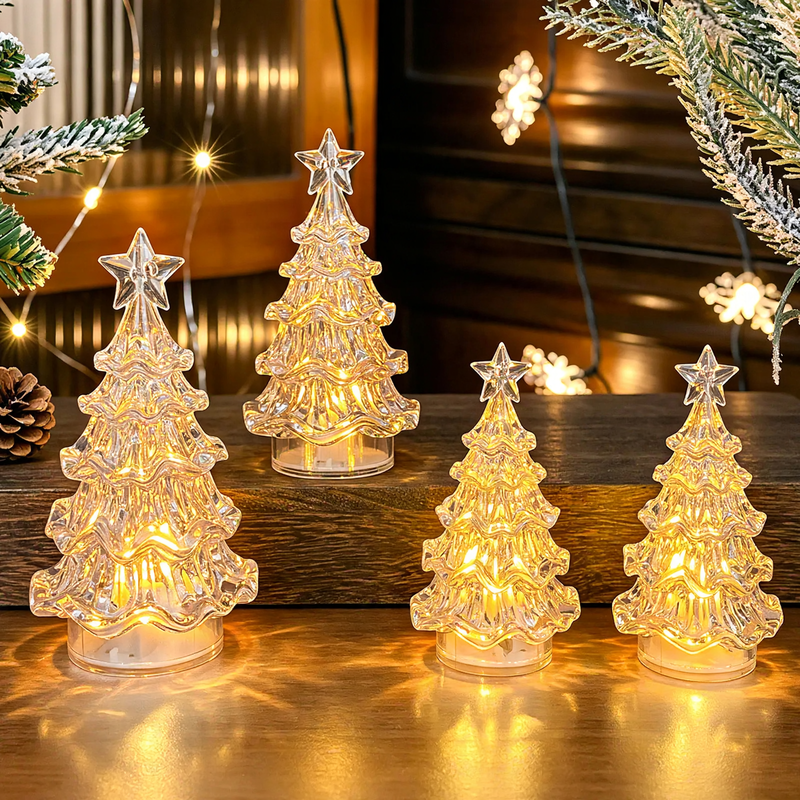 LED-Weihnachtsbaum-Nachtlicht mit Stern