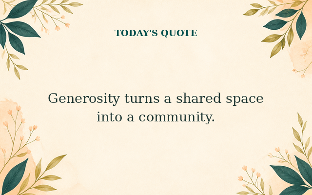 The Good Daily quote for 2026-08-27
