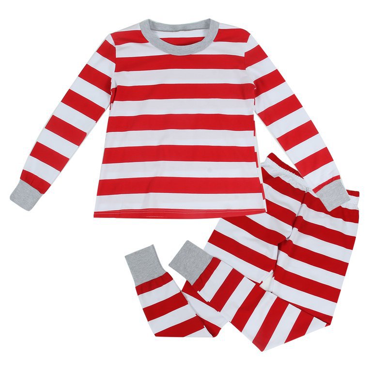Family Pajama Set, striped, festive