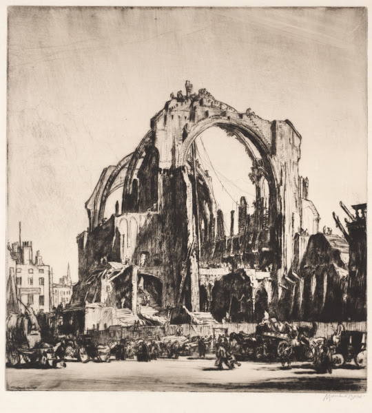 Demolition of St James Hall Exterior