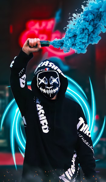 Neon Mask Picture
