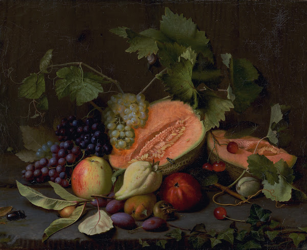 Still Life With Melons And Grapes 1851