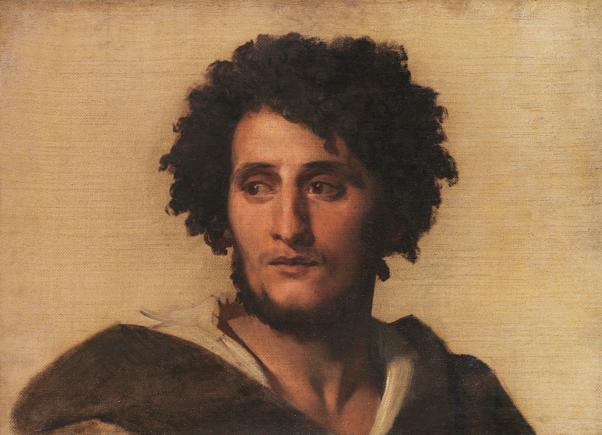 Studienkopf eines Römers 1857