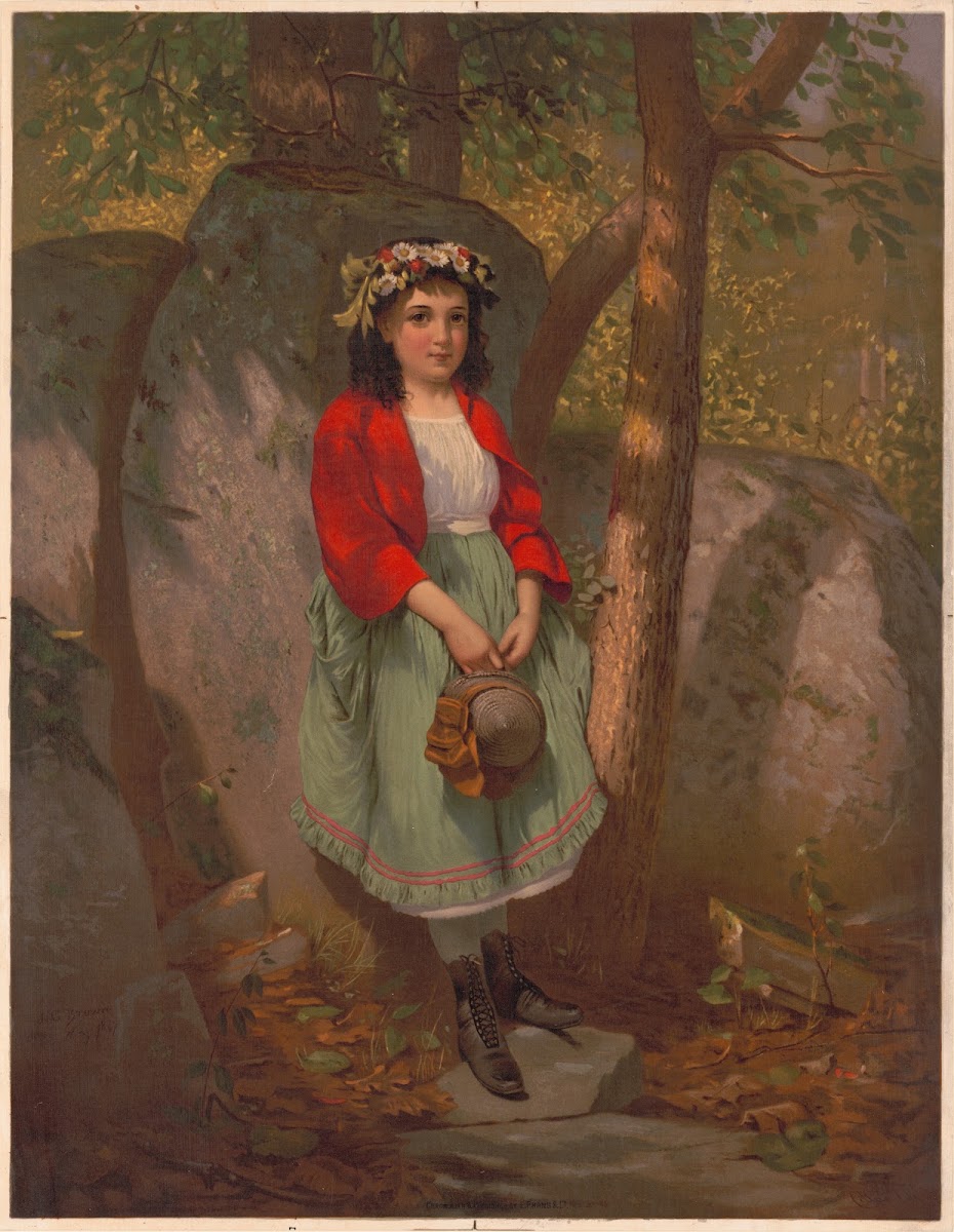 The flowers in her hair 1867