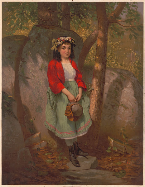 The flowers in her hair 1867