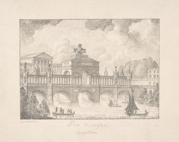 Design for a Triumphal Bridge 19th century
