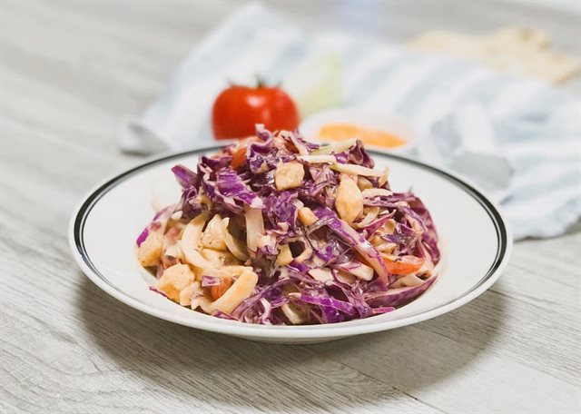Salad Ức Gà Bắp Cải Tím