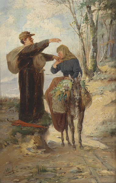 Begegnung auf der Landstraße