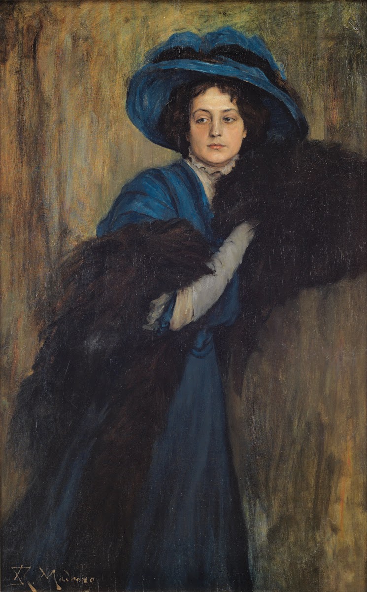 Portrait of a Lady in Blue 1897 1905