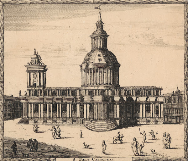 S Pauls Cathedral ca 1690