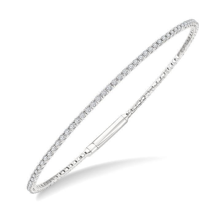 Diamond Fullway Straight Flex Bangle