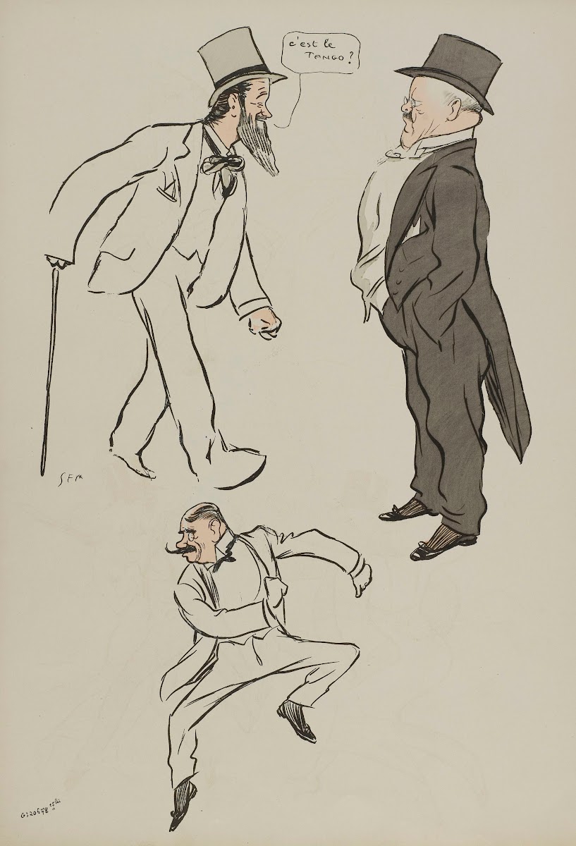 Cest le tango  comte Louis de lAigle M Martell Lysis Denaint 1913