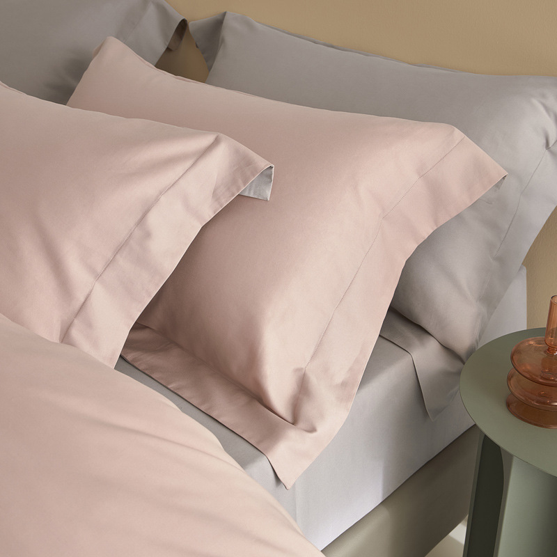 Cotton bedding set, 100s, brushed, 4-piece, modern