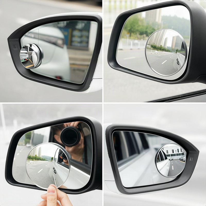 Fahrzeug-Blindspiegel zum Kleben oder Saugen
