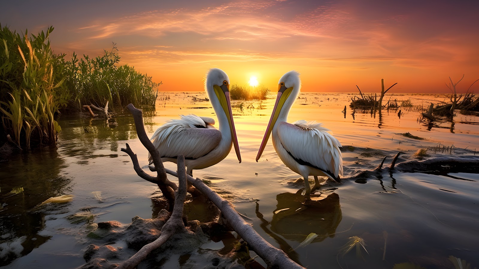 Pelicans Wallpaper