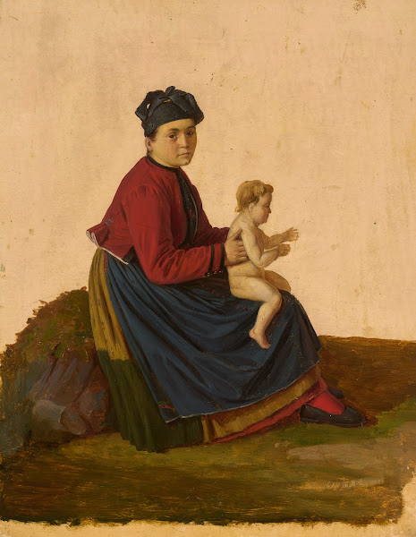 Woman from Hauenstein with a Child 1837