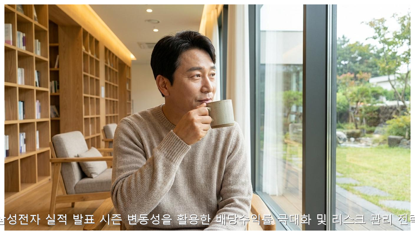 삼성전자 실적 발표 시즌 변동성을 활용한 배당수익률 극대화 및 리스크 관리 전략 핵심 안내 및 분석 인포그래픽 (8)