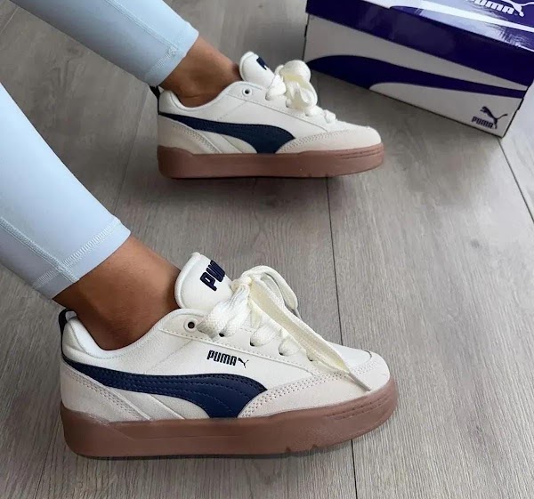 Puma Club 5v5 Crema Azul