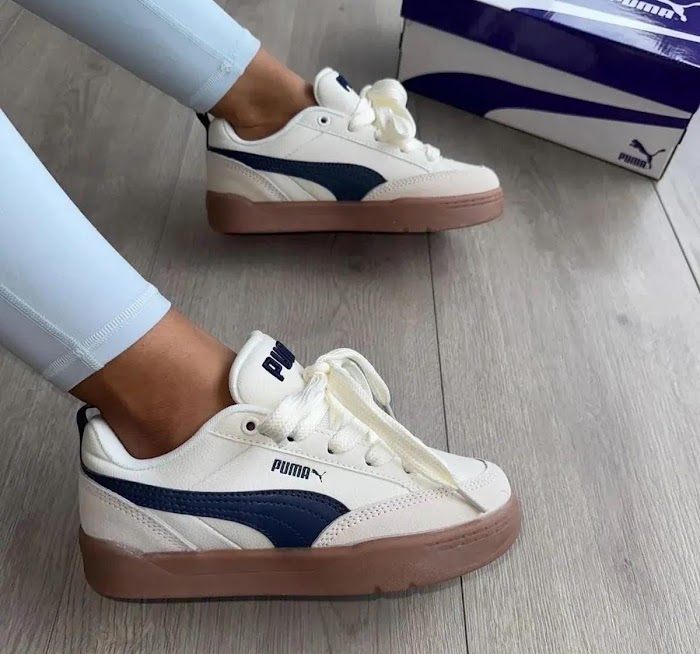 Puma Club 5v5 Crema Azul