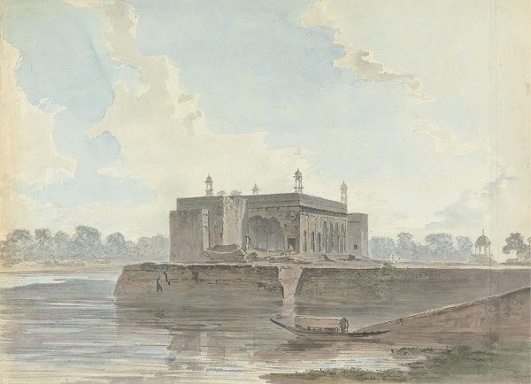 Ruined Palace by a River
