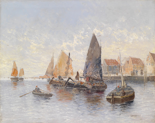 Fischer im Hafen