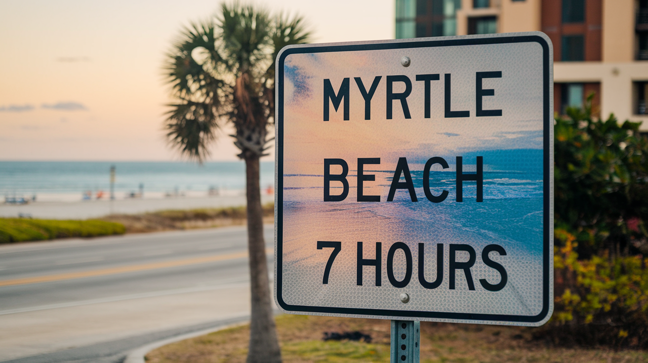 How Many Hours from Budd Lake to Myrtle Beach?