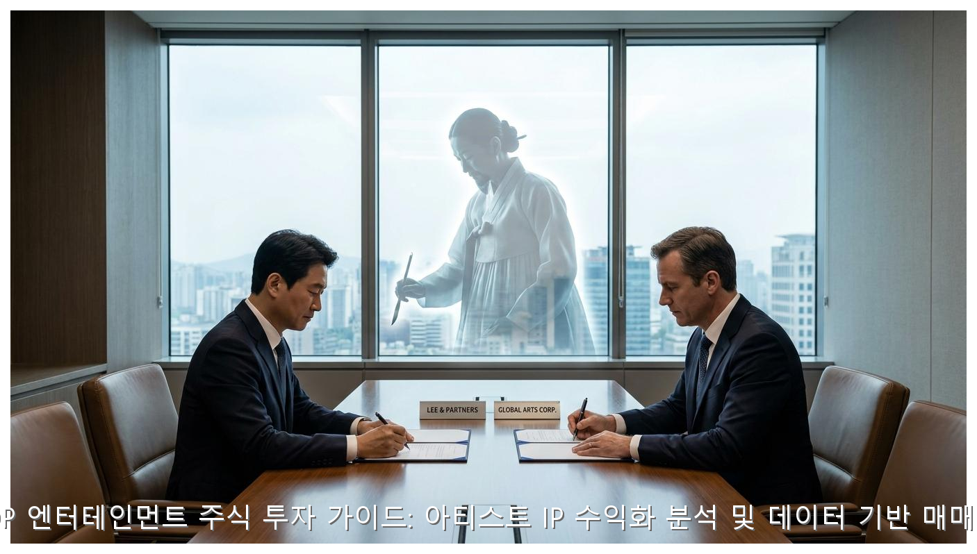 K-POP 엔터테인먼트 주식 투자 가이드: 아티스트 IP 수익화 분석 및 데이터 기반 매매 전략 핵심 안내 및 분석 인포그래픽 (8)